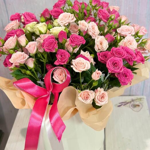 Цветы в коробке💐