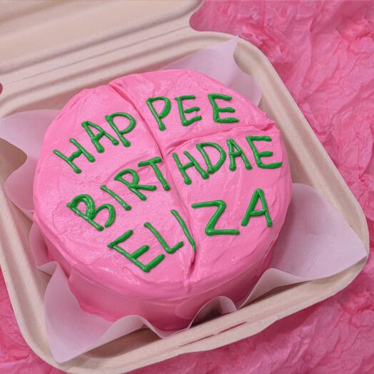 Бенто «торт Хагрида» + открытка в стиле ГП