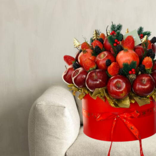 Christmas Theme Fruit Bouquet