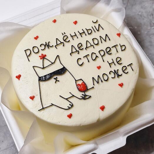 Прикольный бенто-торт с котом в подарок