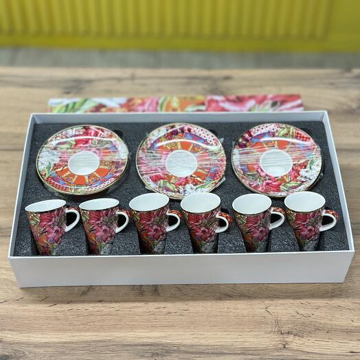Подарочный чайный набор на 6 персон «Secret Garden» 90 мл