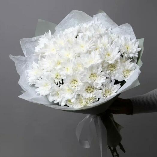 Букет из кустовых хризантем