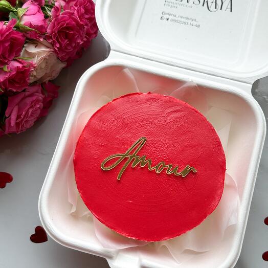 Бенто торт день влюбленных