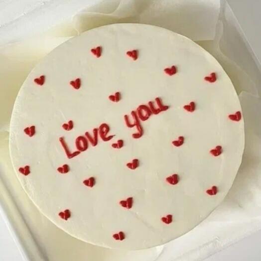 Бенто торт "Love you"