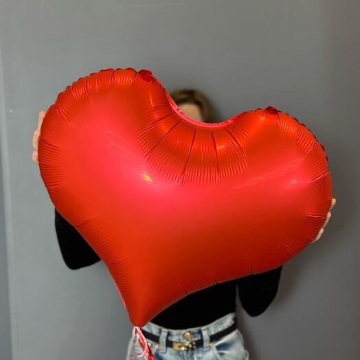 Balloon in the shape of a heart