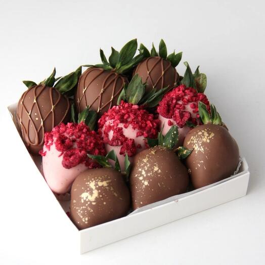 Набор клубника в шоколаде 9 штук🍓