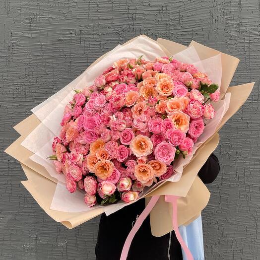 51 микс кустовых роз