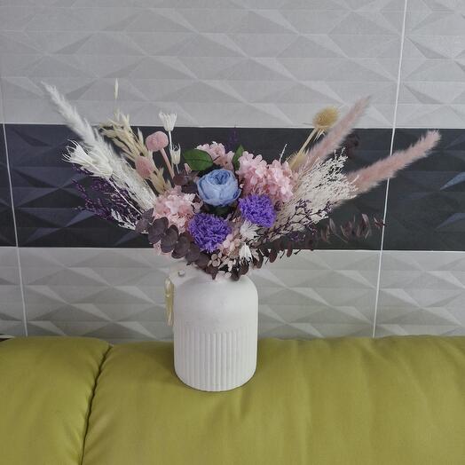 Букет из стабилизированных цветов