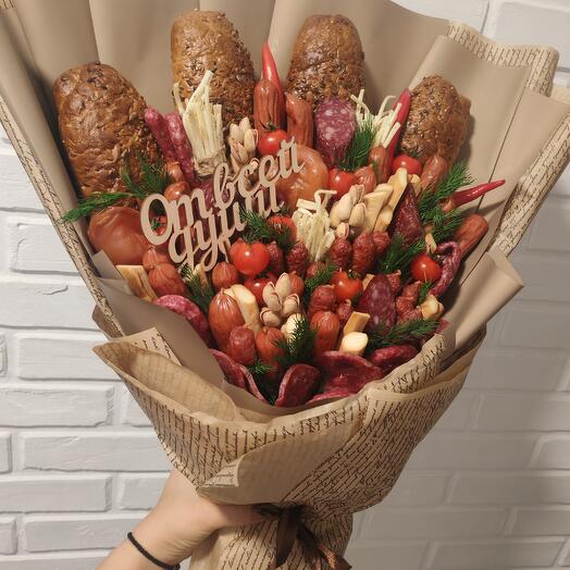 Букет мужской "от всей души"