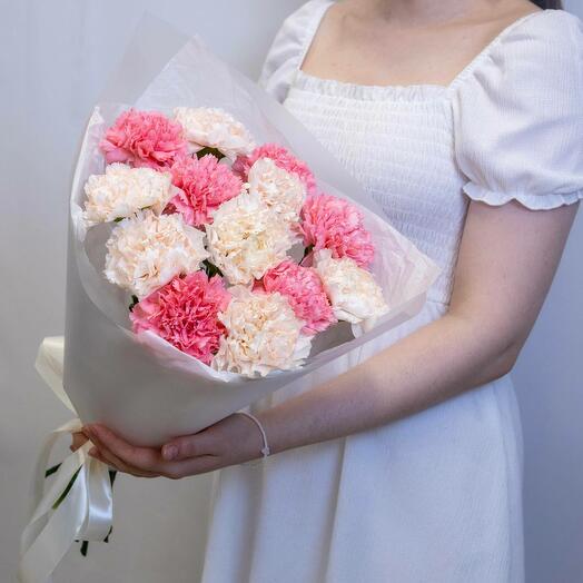 Розовый рай с гвоздиками