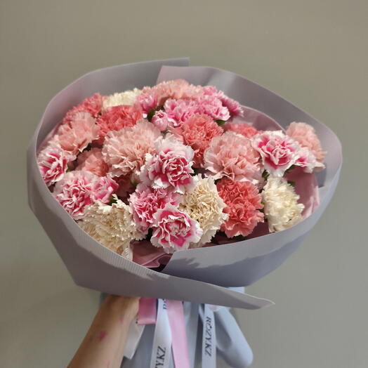 Букет из диантусов