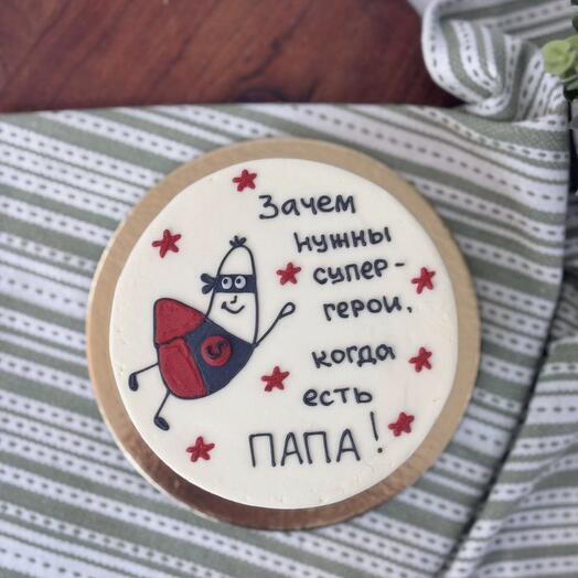 Бенто торт для папы, дедушки