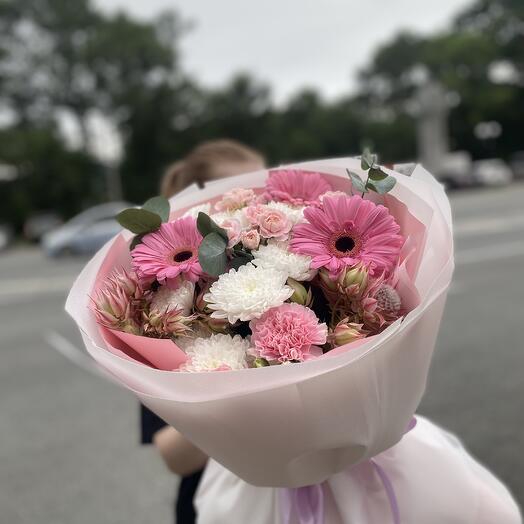 Нежный с герберами