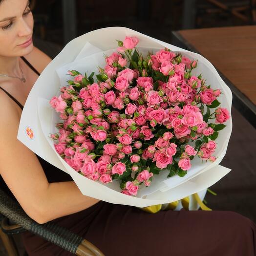 Розы кустовые 21 ветка