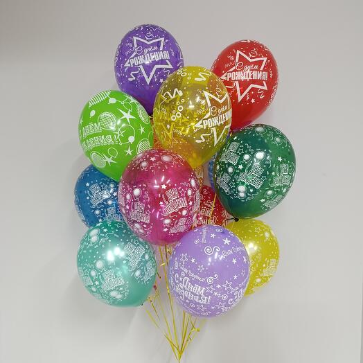 15 balloons "Greeting mix"