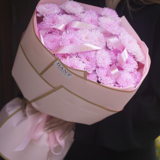 Кустовые хризантемы розовые