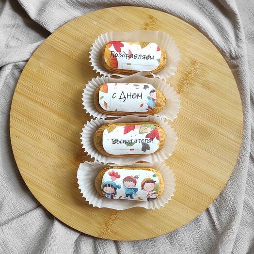 Набор МИНИ эклеров "День воспитателя"
