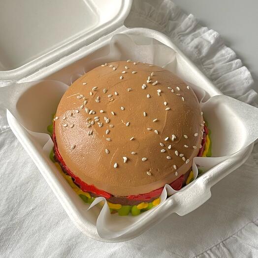 🍔 бенто торт в виде бургера