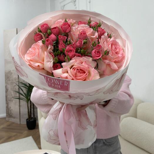 💗 Букет «Розовая нежность»