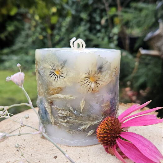 Vela botânica – aconchego em casa