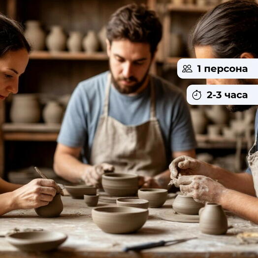 Волнистый край.  Групповой мастер-класс по ручной лепке