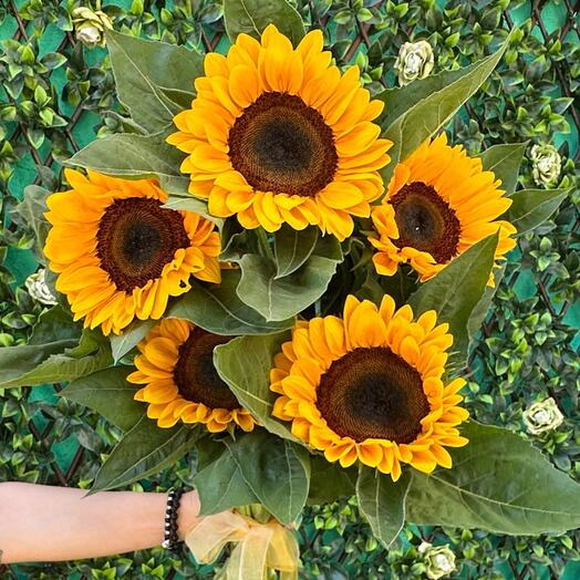 Sunflowers bouquet