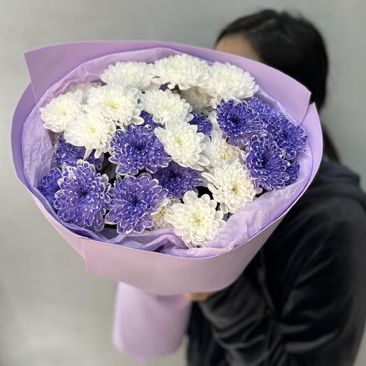 Букет хризантем 5 шт