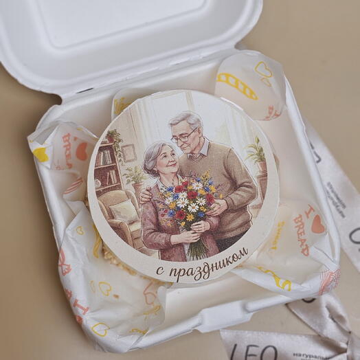 Бенто торт бабушке и дедушке