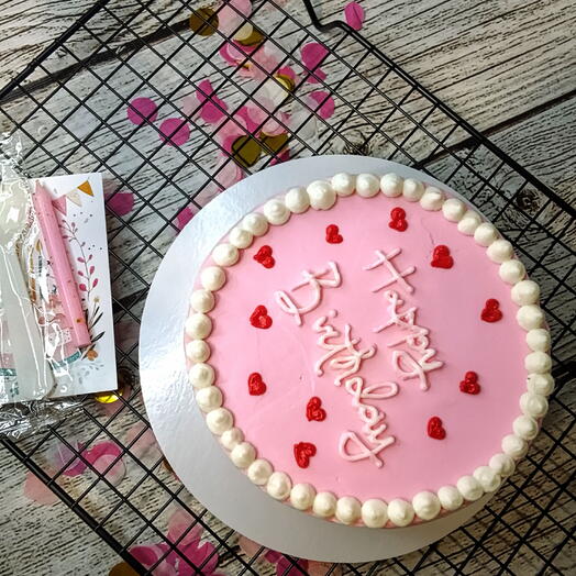 Розовый бенто ,на День рождения