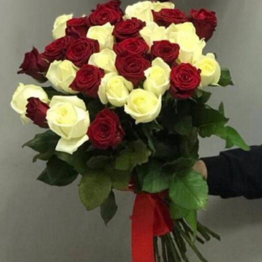 Классический Микс Роз 35 шт