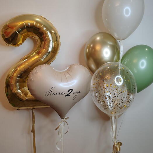 Шары на 2 годика