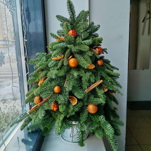Елка из нобелиса🌲Цветовая гамма обсуждается!Живая елка из пихты Новогодняя композиция Нобелис Корпаративный подарок