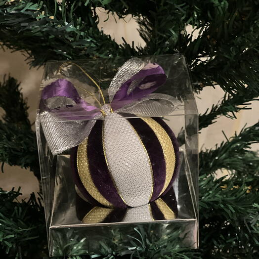 Елочный шар дизайнерский ручной работы Финляндия