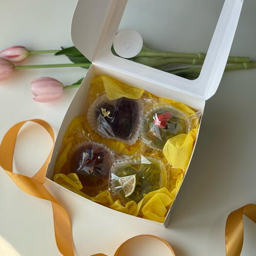 Набор чайных бомбочек / новогодний подарок / gift box for new year/ secret santa /tea bombs set / best gift for her