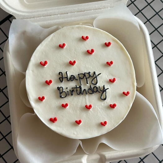 Бенто торт Happy Birthday в подарок другу подруге любимой жене брату мужу