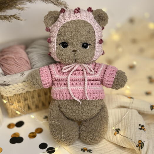 Мишка Малина мягкая игрушка