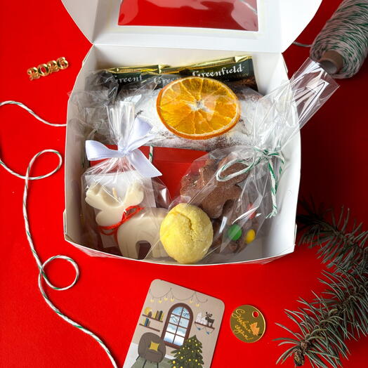 КОМБО МИНИ НАБОР сладкий подарок на Новый год лошади клиентам, коллегам, родителям, друзьям, девушке, подруге