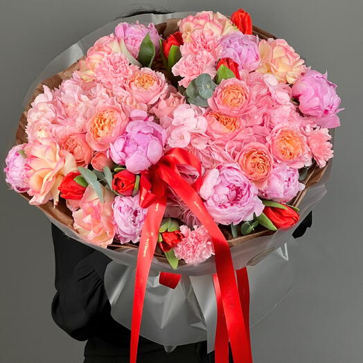 Цветы Букет Art Flowers Романтический момент