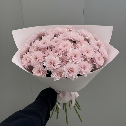 🌸Шикарный букет из 15 хризантем
