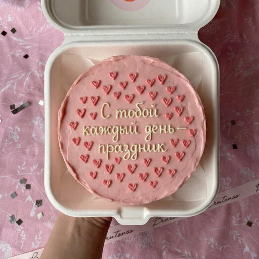 Бенто торт на День Святого Валентина Каждый день праздник, коллекция «14 февраля»