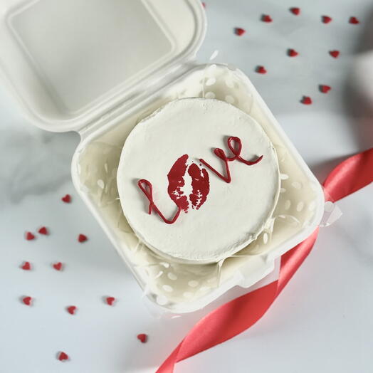 Бенто love с поцелуем