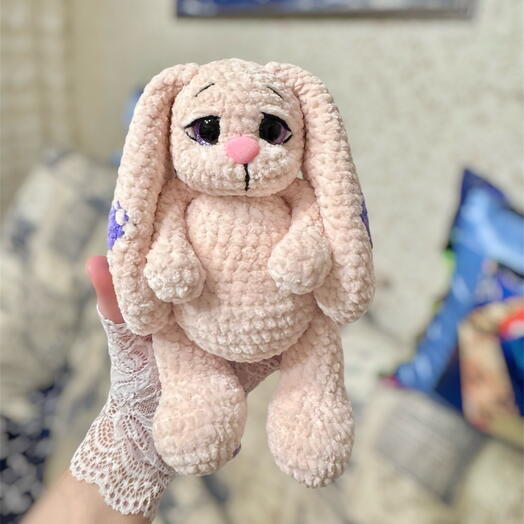 Зайчик игрушка плюшевая с сердечком