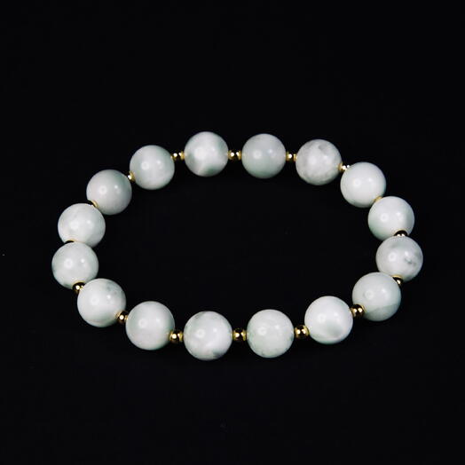 Браслет Самшит Ангелит 14K 17 см (BRA1091)