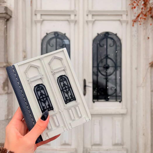 White Belgrade door notebook Pariska