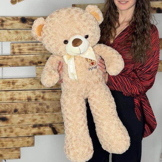 Мишка 80 см беж
