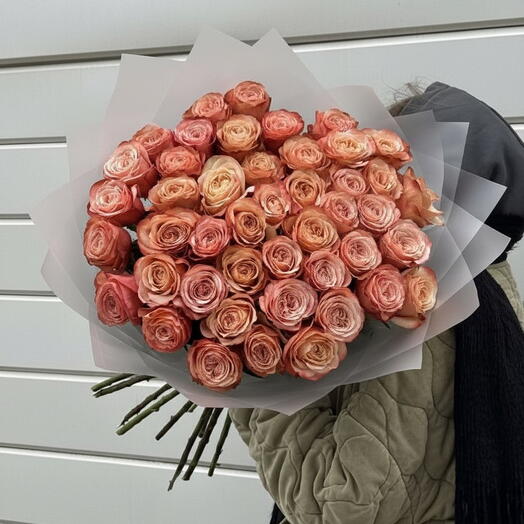 Букет из эквадорских роз Кахала