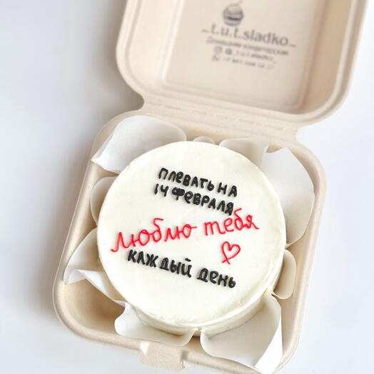 Бенто торт 14 февраля