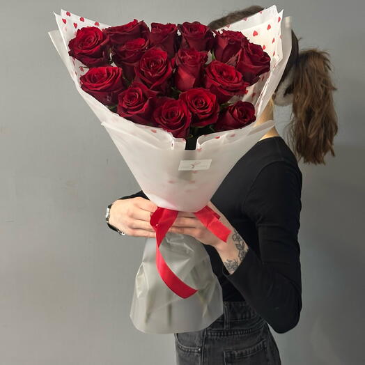 Монобукет «Для тебя, с любовью»🌹