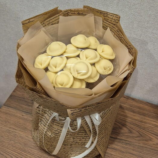 Букет пельмешек из бельгийского шоколада ручной работы️ 🍫