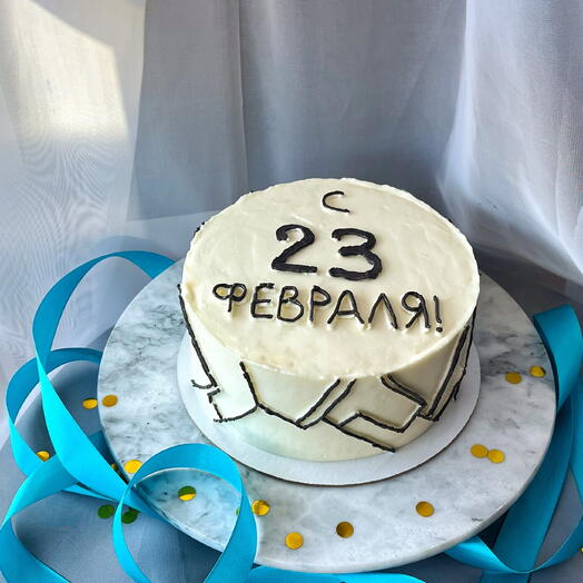 Торт «с 23 февраля»